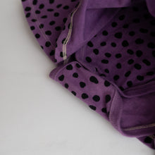 Load image into Gallery viewer, RYK Purple Polka Dot Dress (12-18M)
