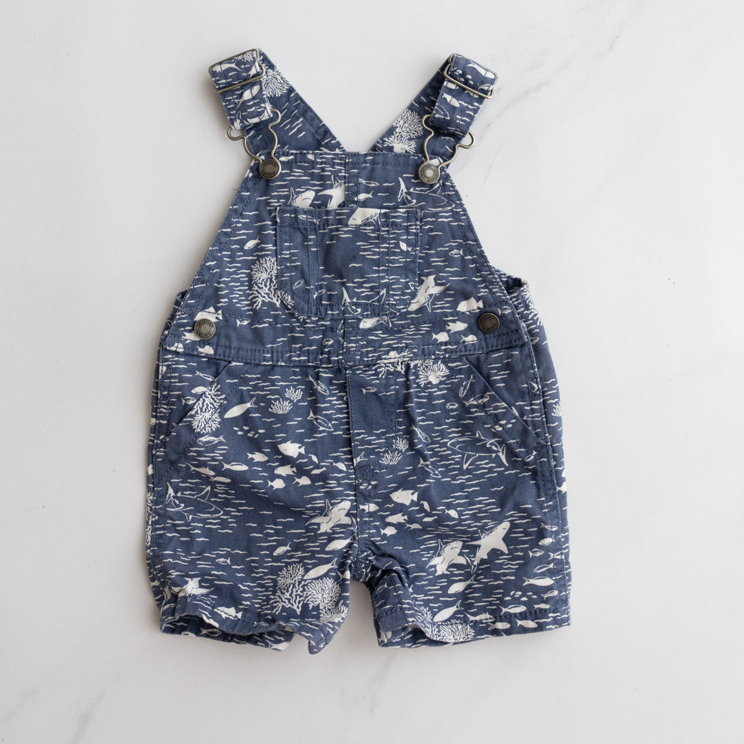 Carters Sea Life Shortalls (6M)