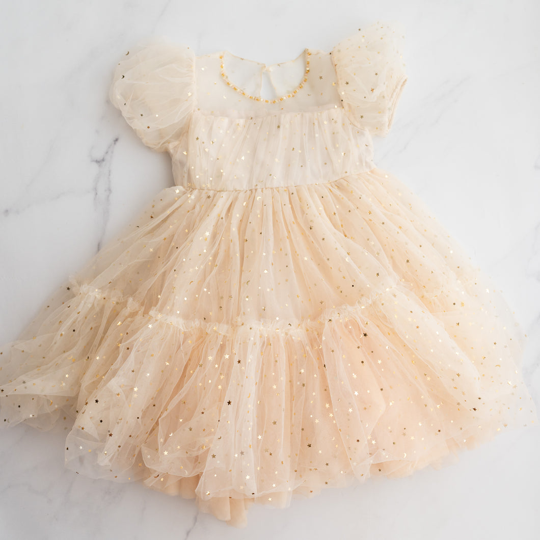 Stars & Moons Party Dress (4-6Y)