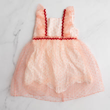 Load image into Gallery viewer, Salmon Ruby Ruffle Dress (4-5Y)
