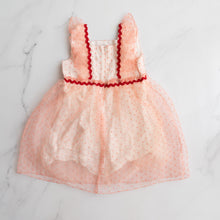 Load image into Gallery viewer, Salmon Ruby Ruffle Dress (4-5Y)
