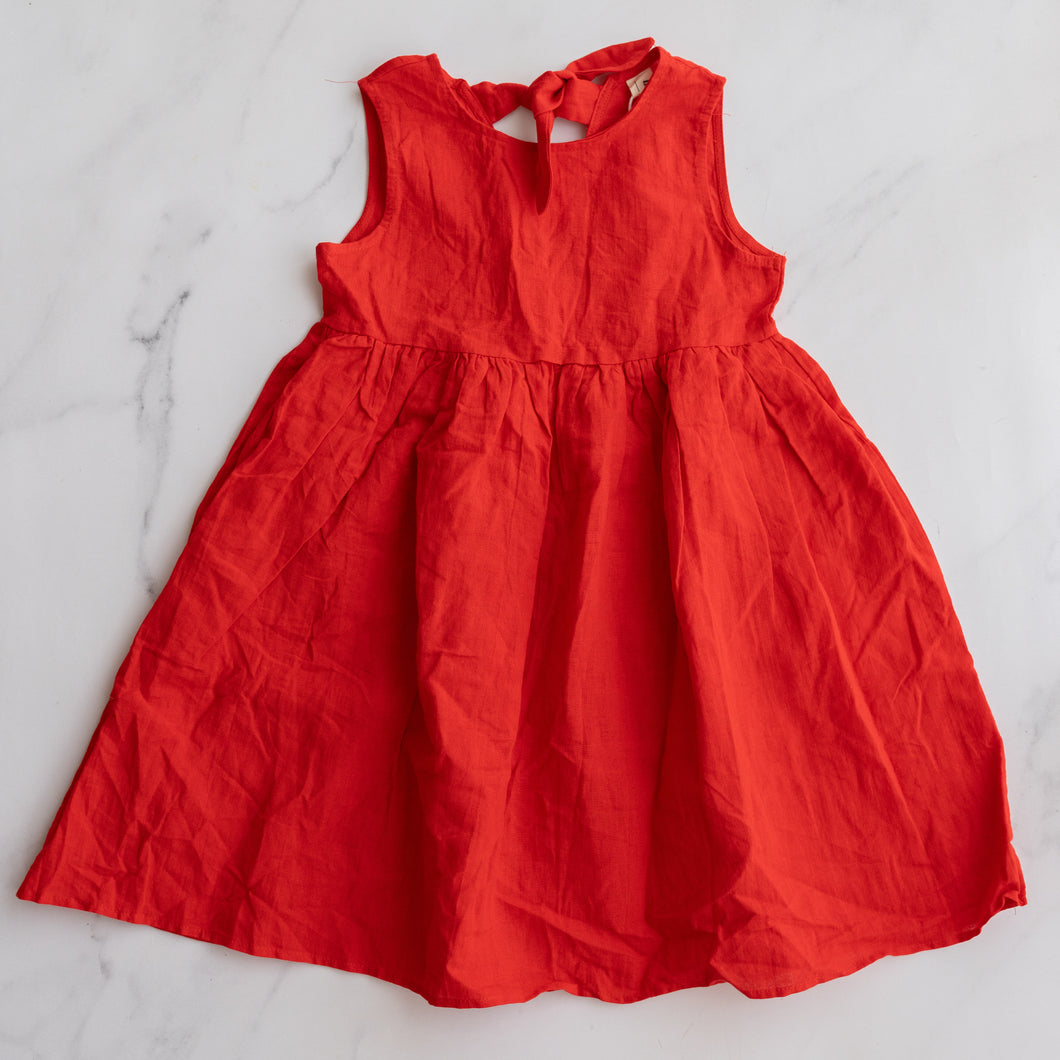 Ruby Red Classic Dress (7-8Y)