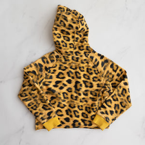 Duke of London Leopard Crop Hoodie (10-14)