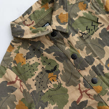 Load image into Gallery viewer, Alphabet Soup Camo Shacket (7Y)
