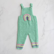 Load image into Gallery viewer, Rainbow Knit Overalls (2Y)
