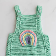 Load image into Gallery viewer, Rainbow Knit Overalls (2Y)
