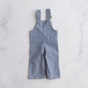 Striped Overalls (3-9M)