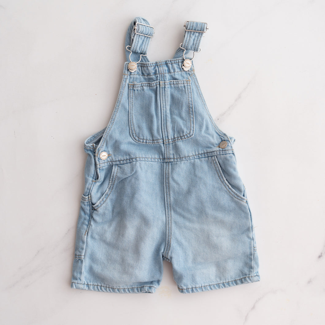 Zara Denim Shortalls (12-18M)