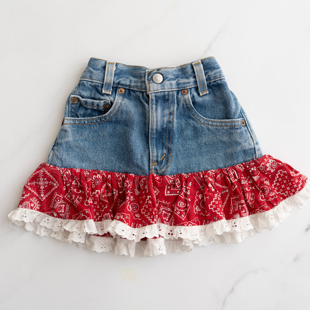 Vintage Levi's Handkerchief Skirt (12-18M)