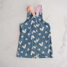 Load image into Gallery viewer, Teeny Weeny Heart Pinafore (2Y)
