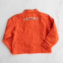 Load image into Gallery viewer, Tangerine Floral Detailed Jacket (6-8Y)
