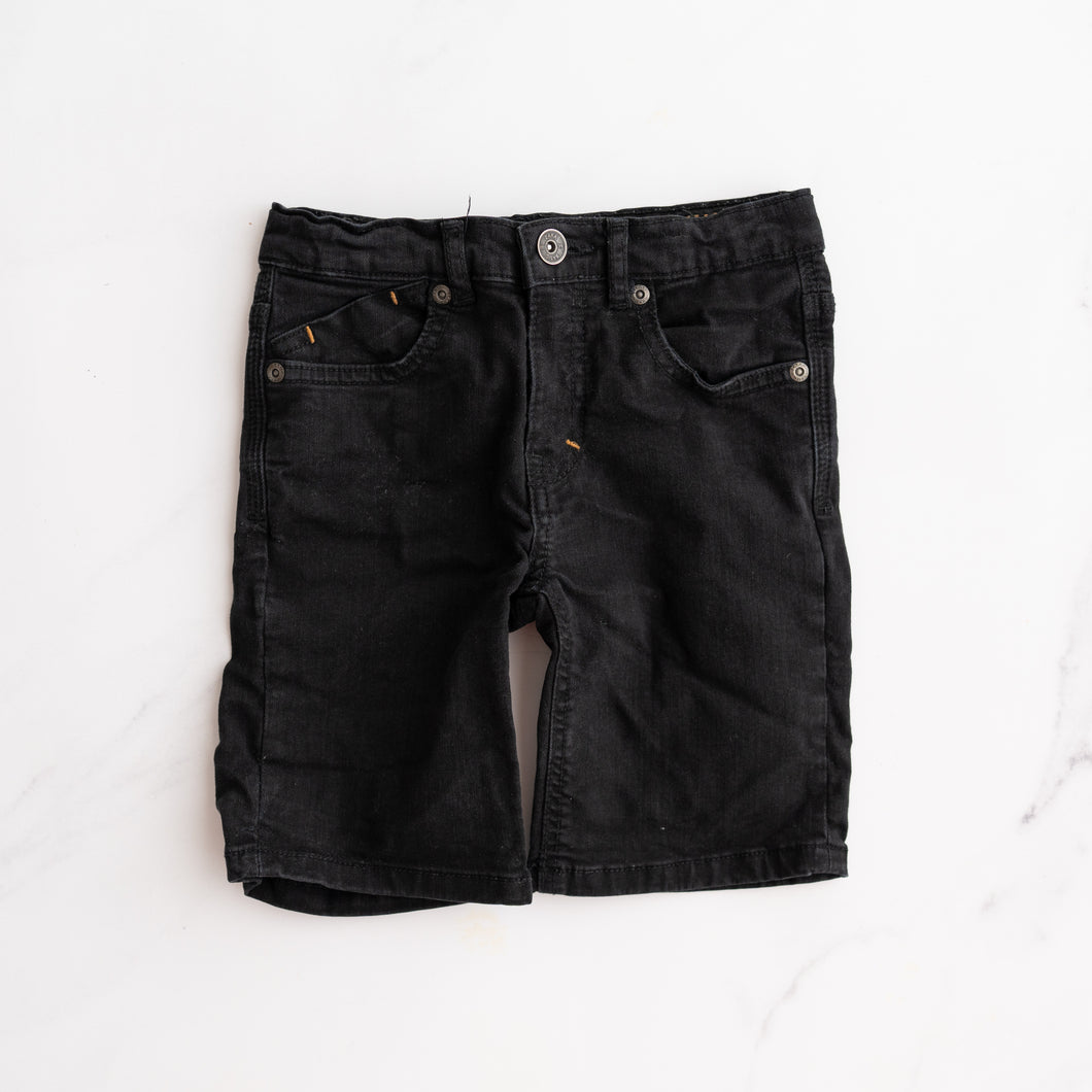 Zara Black Denim Shorts (6Y)
