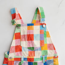 Load image into Gallery viewer, Gorman Rainbow Check Overalls  (7-8Y)
