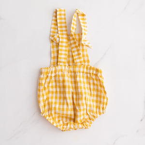 NZ Made Linen Romper (12-18M)