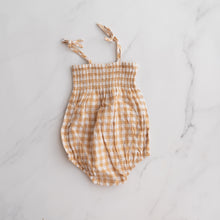 Load image into Gallery viewer, Teeny Weeny Gingham Romper (1-2Y)

