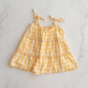 Mac & Ellie Gingham Top (4Y)
