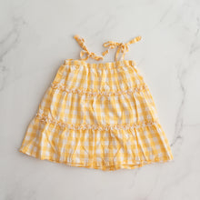 Load image into Gallery viewer, Mac &amp; Ellie Gingham Top (4Y)
