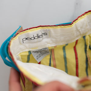 Retro Striped Yellow Shorts (7-8Y)