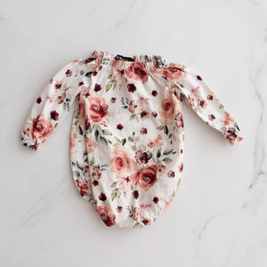 Classic Floral Romper (1Y)