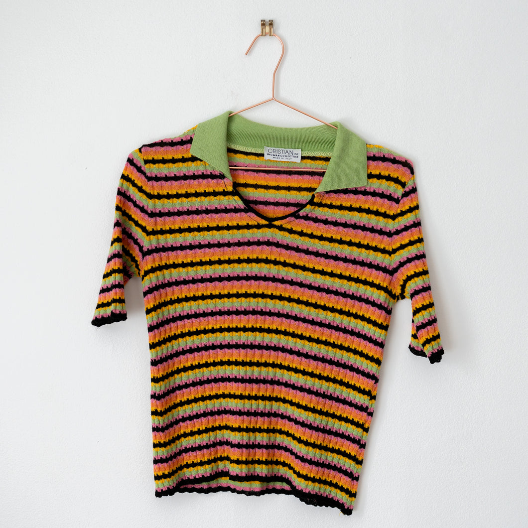 Vintage Italian Knit Top (6-10)