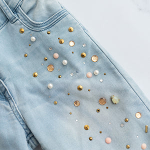 Monnalisa Embellished Jeans (6Y)