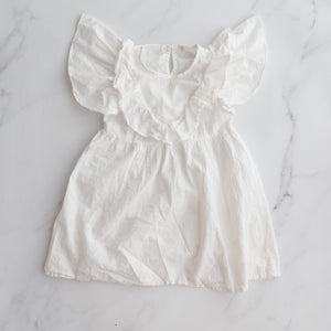 White Ruffle Dress (5Y)