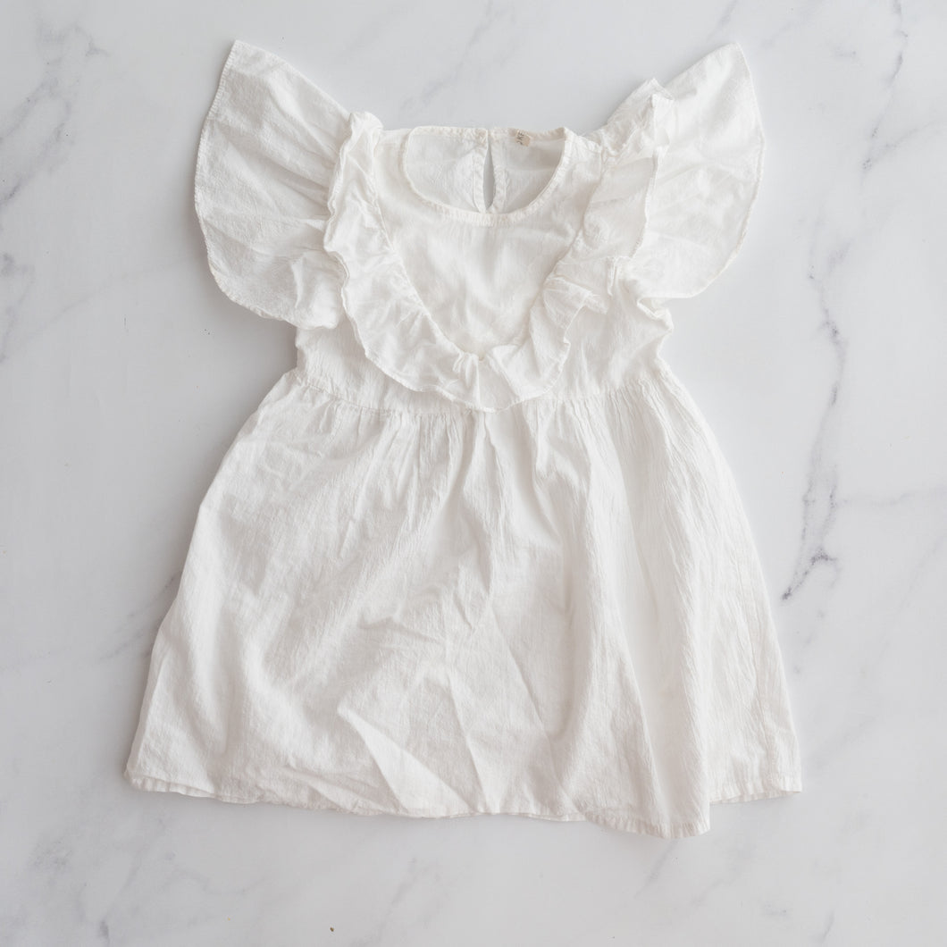White Ruffle Dress (5Y)