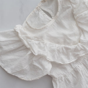 White Ruffle Dress (5Y)