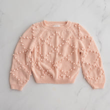 Load image into Gallery viewer, Zara Peach Bobble Knit Jumper (6-8Y)
