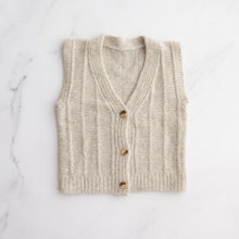 Load image into Gallery viewer, Grey Wool Vest (7-9Y)

