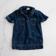 Load image into Gallery viewer, Cotton On Denim Heart Dress (2Y)
