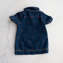 Load image into Gallery viewer, Cotton On Denim Heart Dress (2Y)
