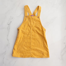 Load image into Gallery viewer, Shrinking Violet Mustard Cord Dress (5-6Y)

