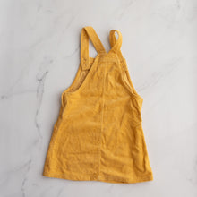 Load image into Gallery viewer, Shrinking Violet Mustard Cord Dress (5-6Y)

