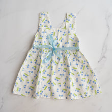 Load image into Gallery viewer, Blueberry Bow Dress (3-4Y)
