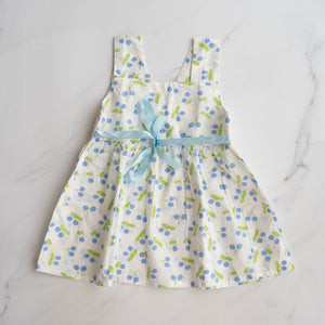 Blueberry Bow Dress (3-4Y)