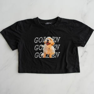 Golden Retriever Crop Tee (5-8Y)