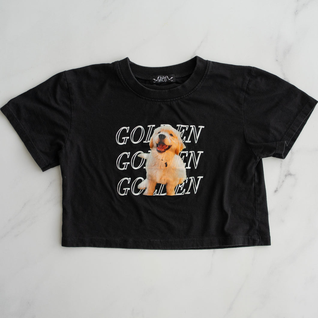 Golden Retriever Crop Tee (5-8Y)