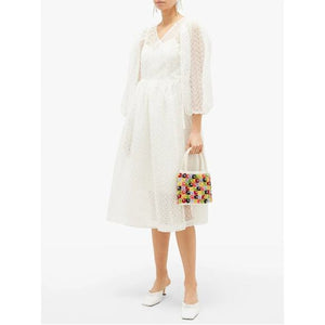 Shrimps Broderie Georgia Dress (6-8)