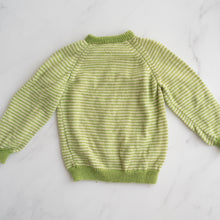Load image into Gallery viewer, Lime Striped Knit (4-7Y)
