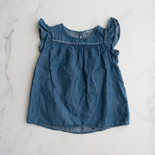 Load image into Gallery viewer, Denim Ruffle Top (7-8Y)
