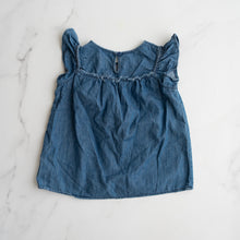 Load image into Gallery viewer, Denim Ruffle Top (7-8Y)
