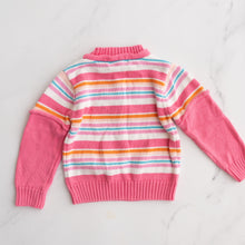 Load image into Gallery viewer, Cotton Stripe Embroidered Detail Jumper (2-3Y)
