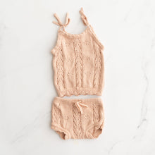Load image into Gallery viewer, Little B's Vintage Rose Knit Set (0-3M)
