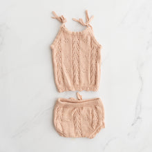 Load image into Gallery viewer, Little B's Vintage Rose Knit Set (0-3M)
