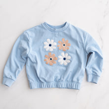Load image into Gallery viewer, Blue Flower Jumper (6-7Y)
