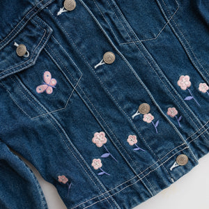 Vintage Pumpkin Patch Denim Jacket (6Y)