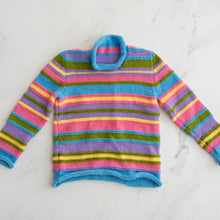 Load image into Gallery viewer, Relaxed Rainbow Striped Knit Jumper (6-8Y)
