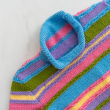 Load image into Gallery viewer, Relaxed Rainbow Striped Knit Jumper (6-8Y)
