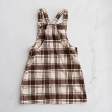 Load image into Gallery viewer, Max Studio Check Pinafore (6-7Y)
